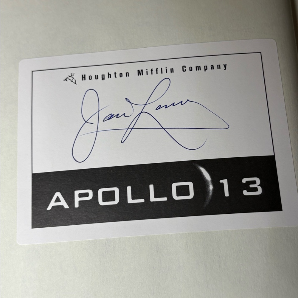 Jim Lovell Apollo 13 Autograph Book - Picture 2 of 6